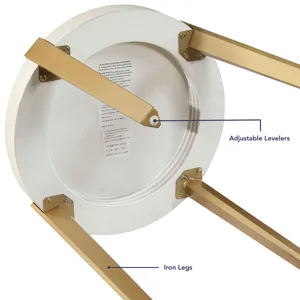 Gracie End Table, White