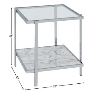 Mika Square End Table