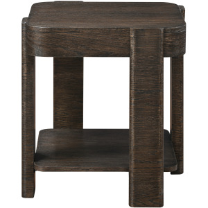 Salina Espresso Square End Table