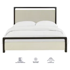 Sigmund Bed(Headboard And Footboard+ Rail) - King