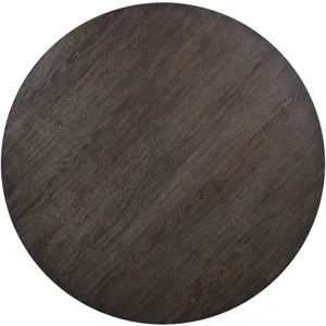 Evan Brown Round Dining Table