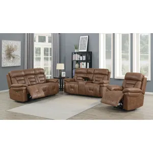 Brock Dual-Power Console Loveseat