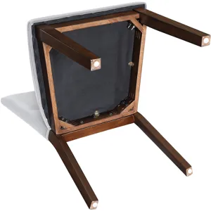 Zen Gray Velvet Side Chair