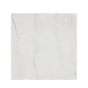 Vida White Marble, Black Finish 3-Piece Occasional Set(Cocktail Table & 2 End Tables)