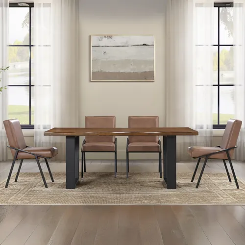 Tucson 5pk Dining Table Set W Side C