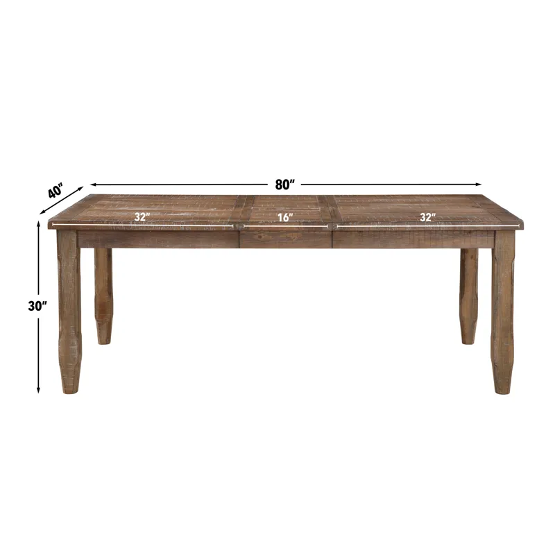 Riverdale Leg Table With 4 Wooden Side Chairs