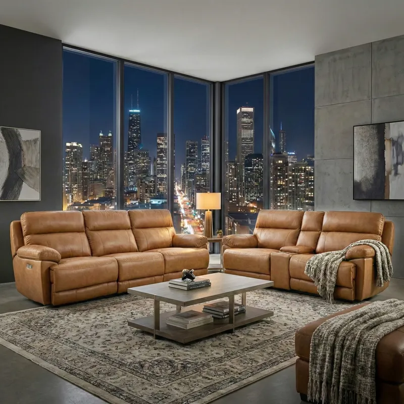 Gatlin Sand 2-Piece Power Reclining Living Room Sectional