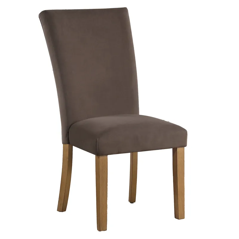 Artemis Brown Velvet Side Chair