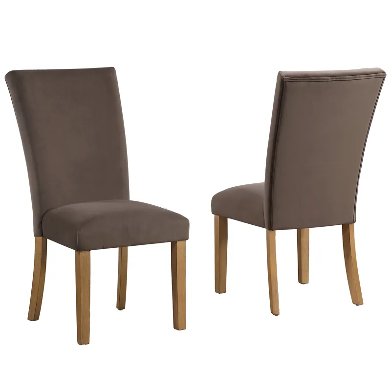 Artemis Brown Velvet Side Chair