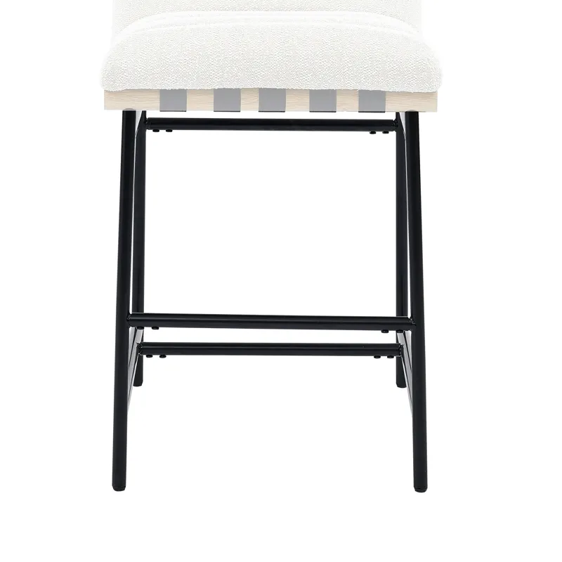 Nicco Black Iron 30" Bar Stool Base Frame