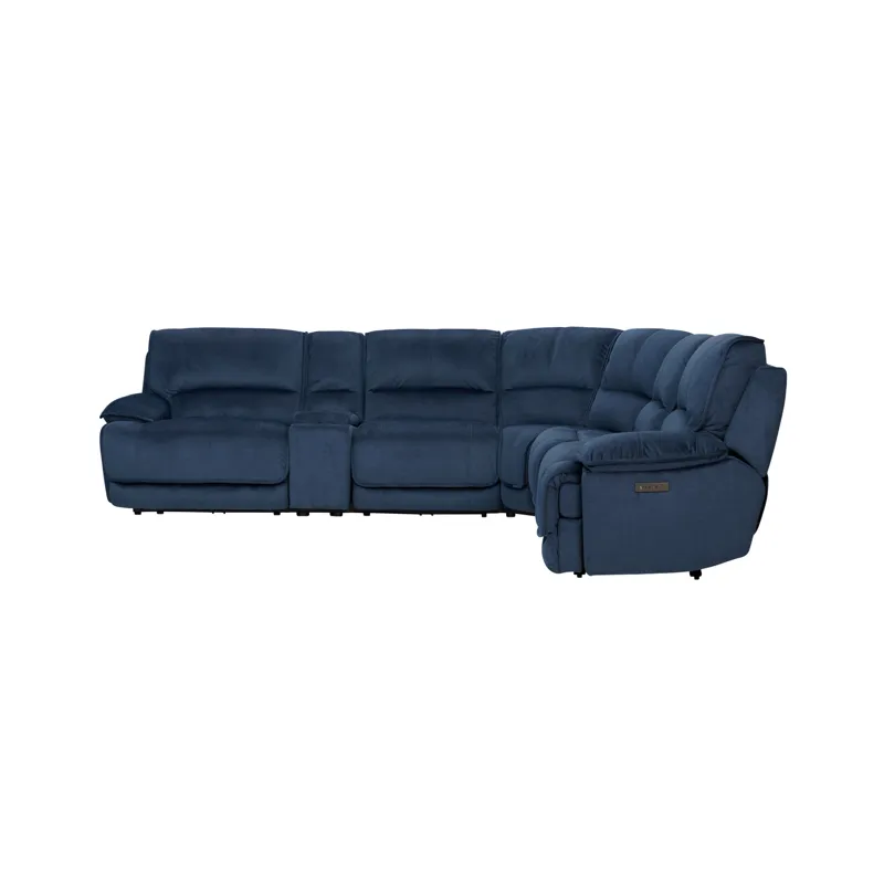Olsen Indigo 6-Piece Power Reclining Sectional