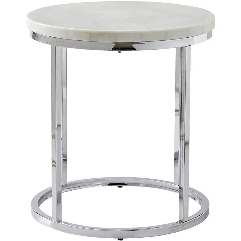 Echo White 3-Piece Marble Occasional Set