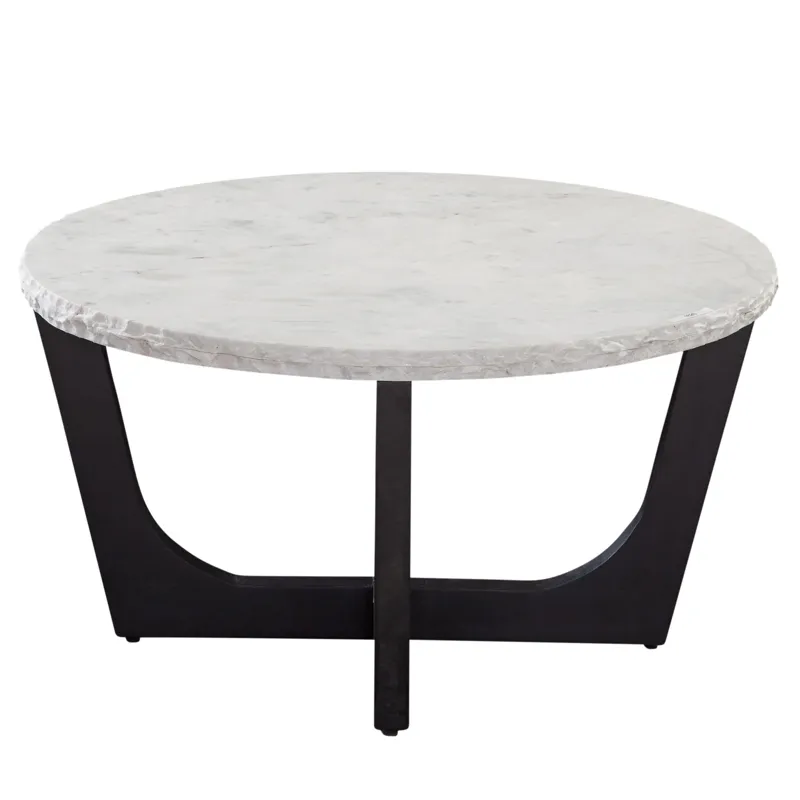 Chrissy White Marble Top Cocktail Table