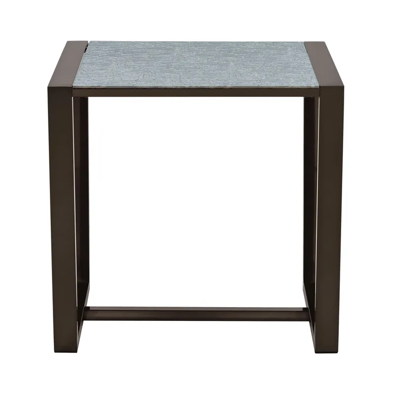 Mazie End Table W/Pattern Mirror