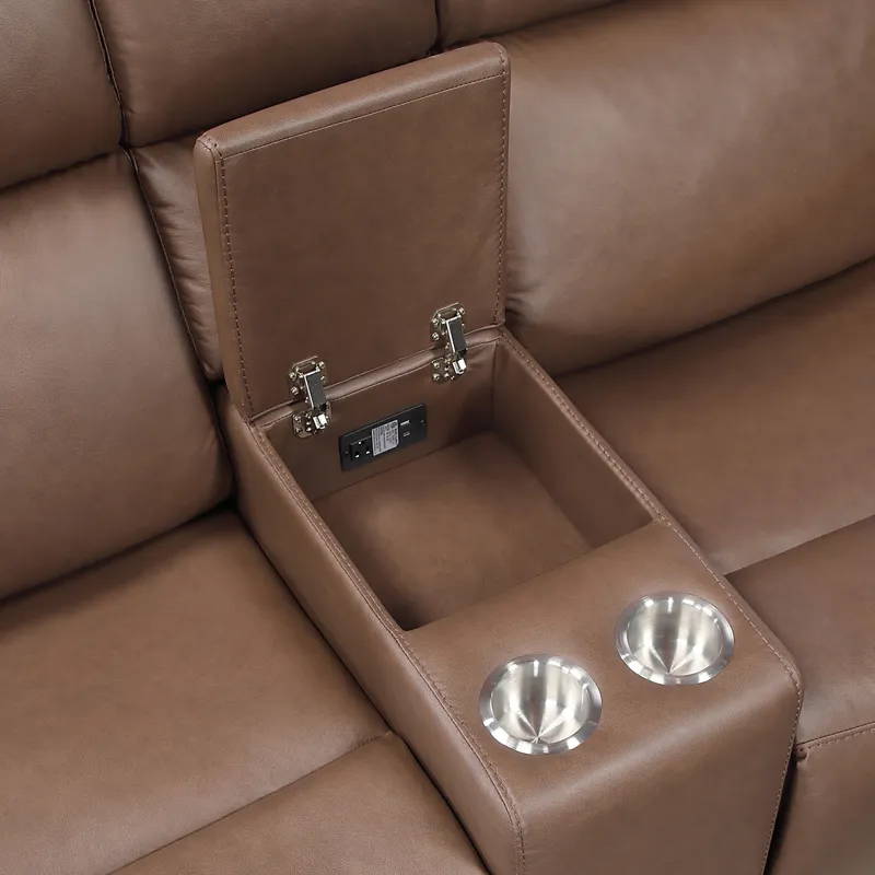 Barron Brown Sofa & Loveseat(Sn And Ln Living Room Set