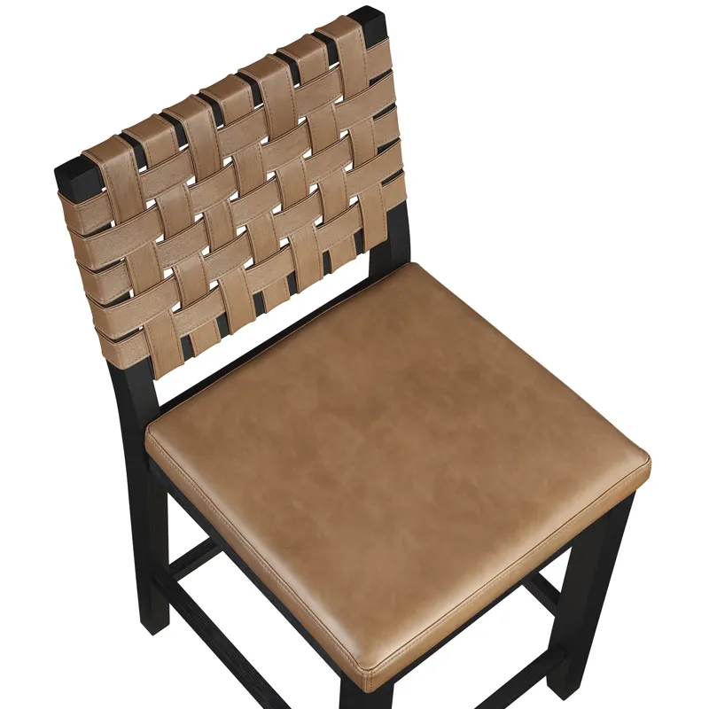 Reid Black Counter Chair
