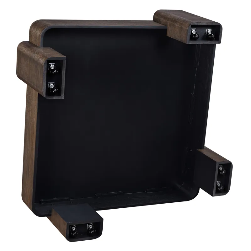 Salina Espresso Square 3pc Occasional Set