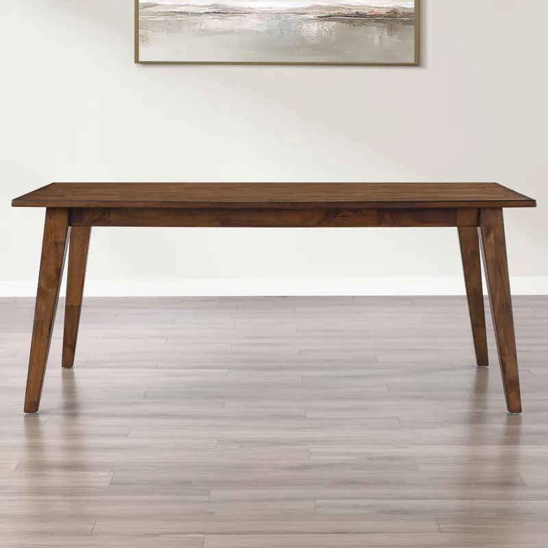 Canton 72" Solid Wood Table, 4 Side Chairs