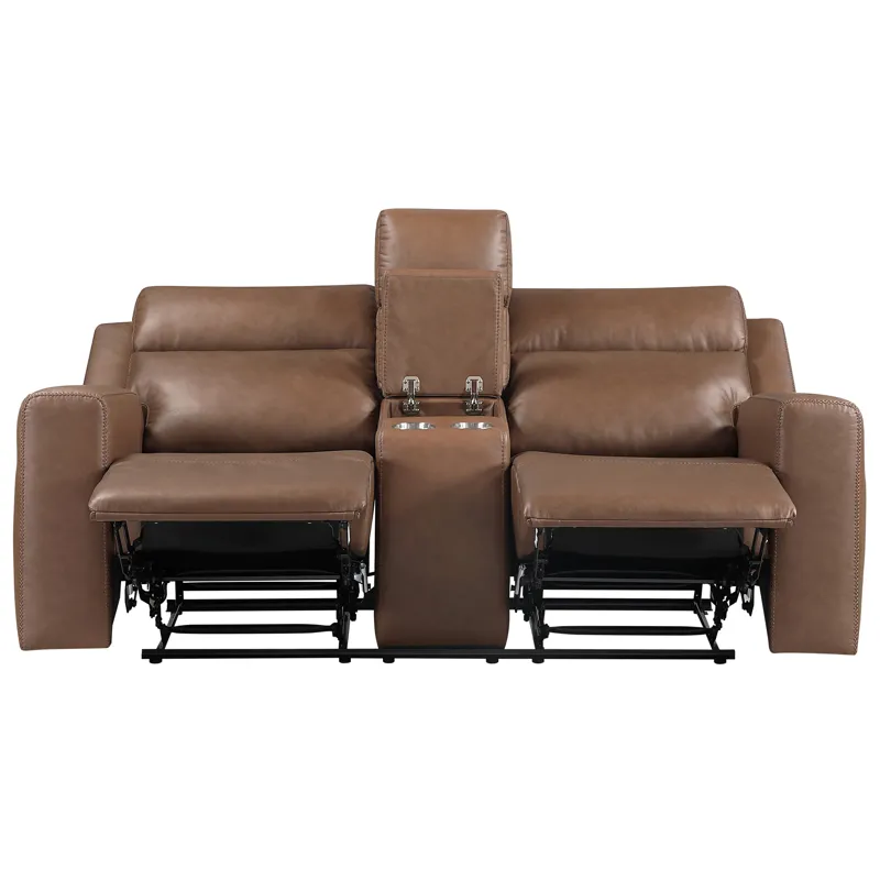 Barron Manual Reclining Console Loveseat