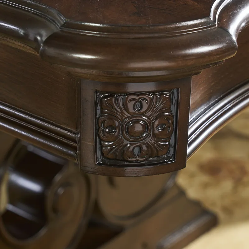 Royale 10pc Dining Set With 2 Arm Chairs