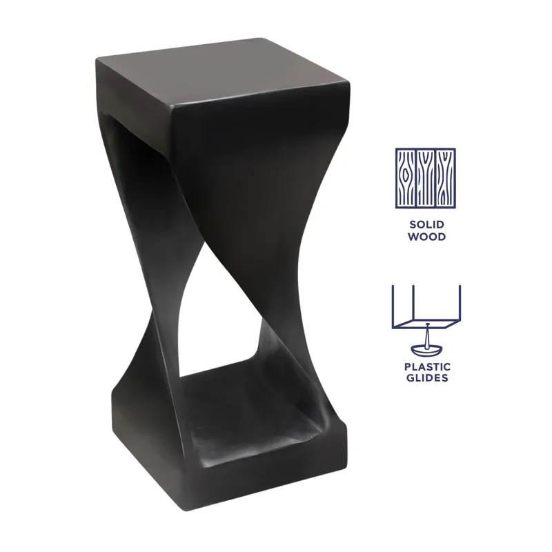 Solana Black Side Table