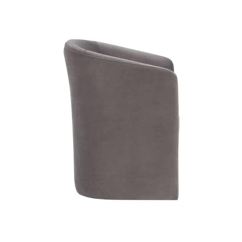 Iris Upholstered Dining/Accent Chair, Fog