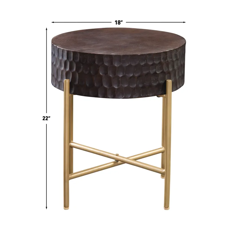 Bobbi Round End Table