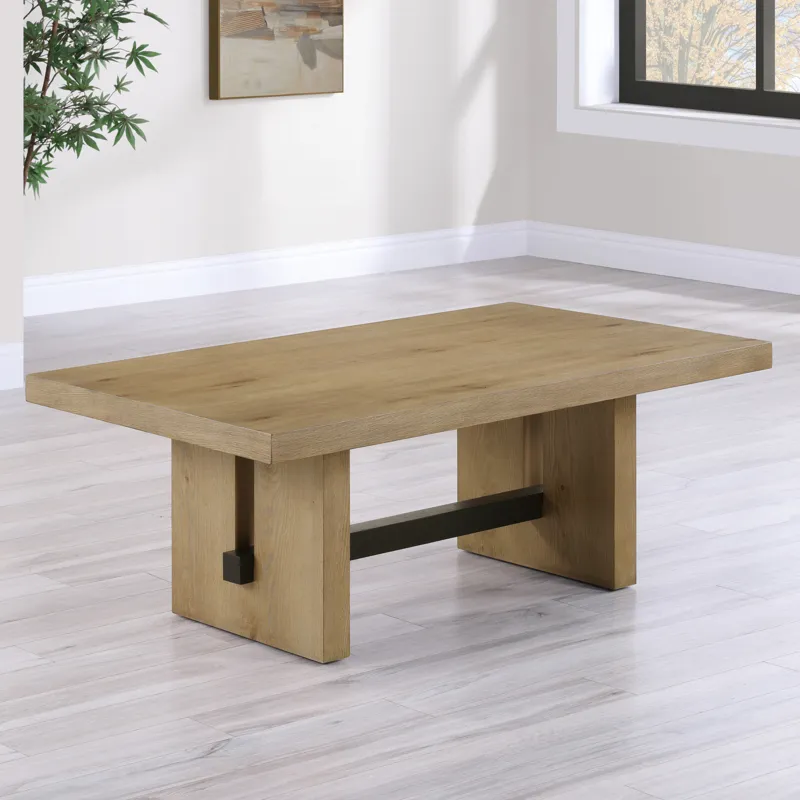 Aubrey 3-Piece Table Set, Brown