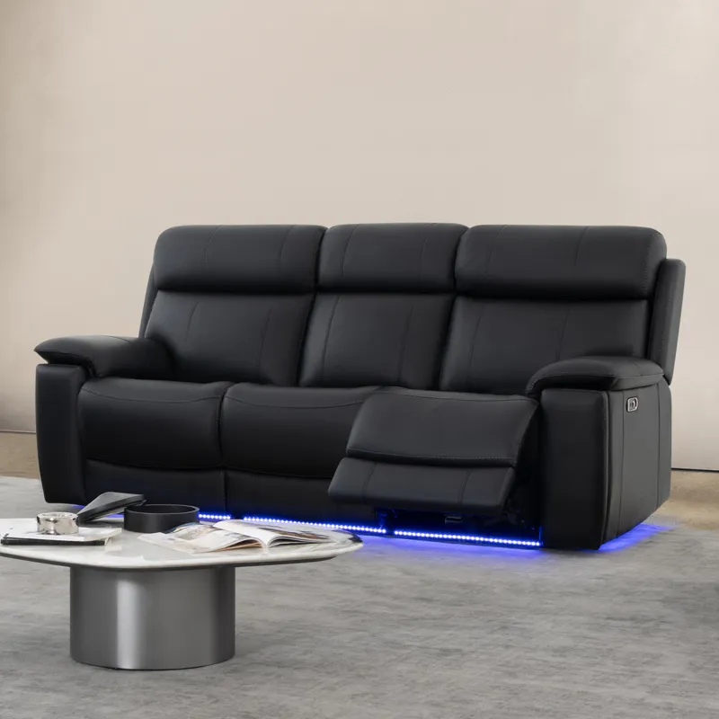Zenith Black Power Sofa