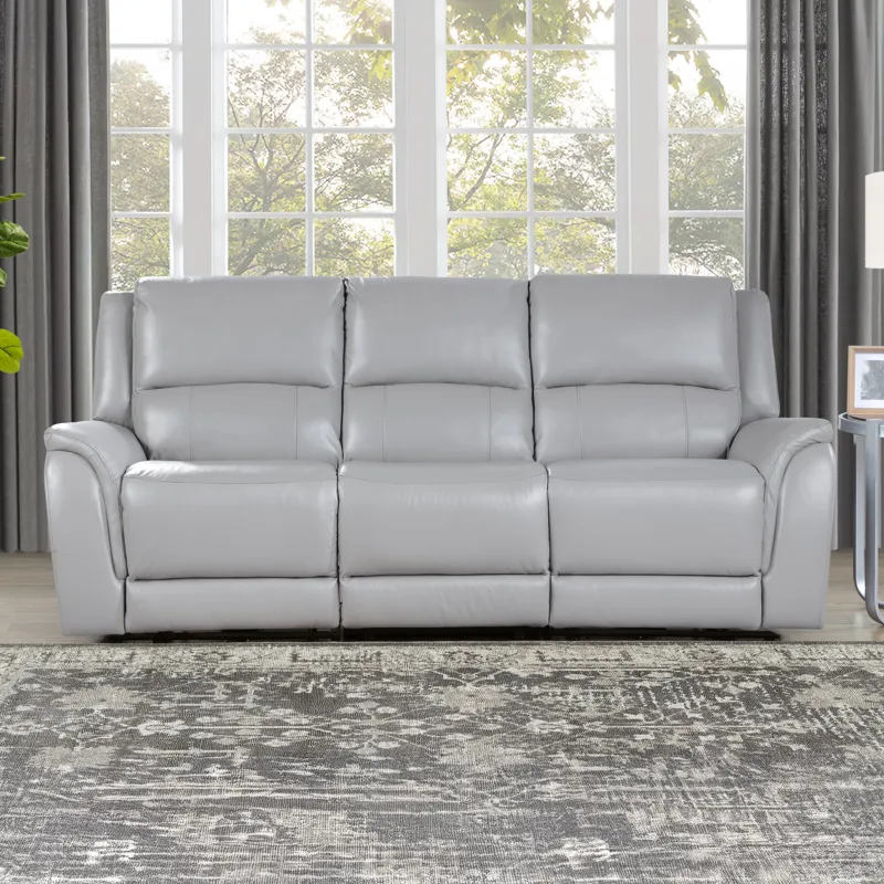 Alexandria Leather Power Reclining Sofa, Living Room Set