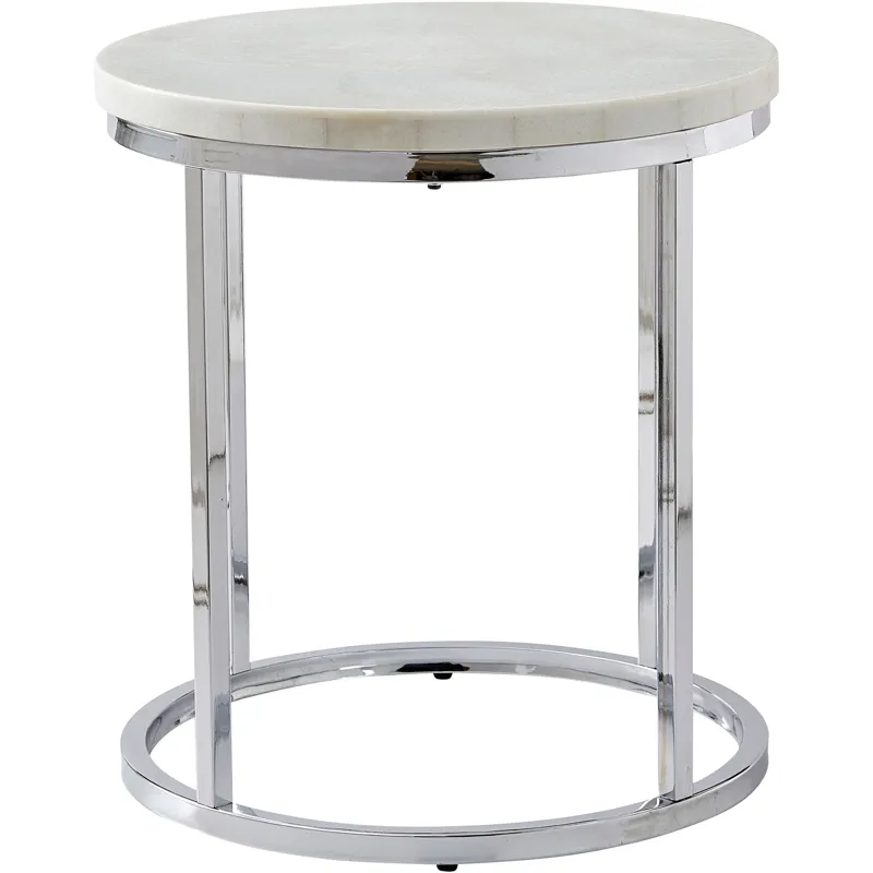 Echo White 3-Piece Marble Occasional Set