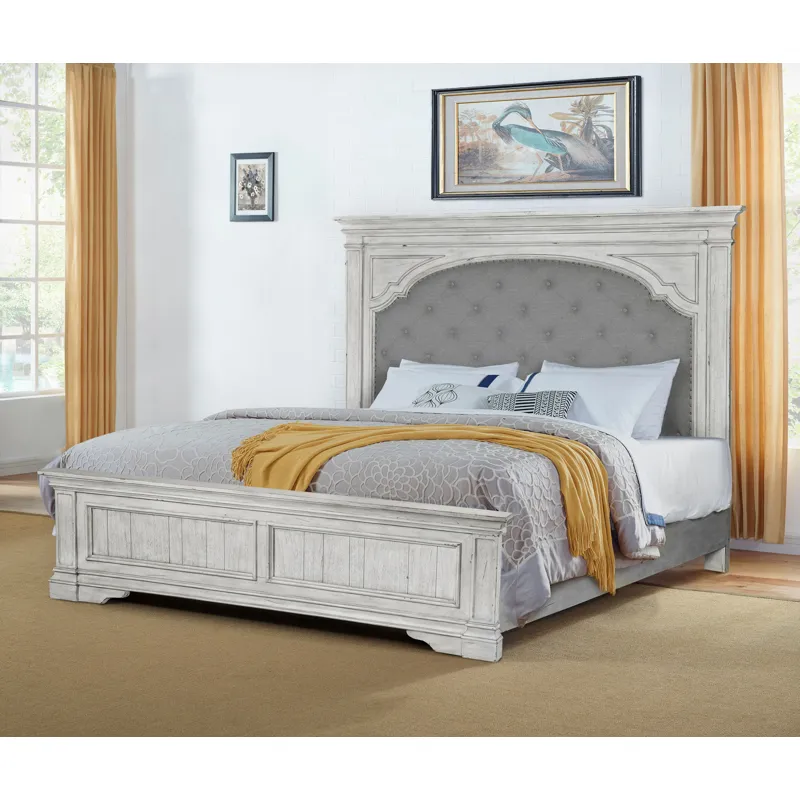 HighlandPark Highland Park White King Bed