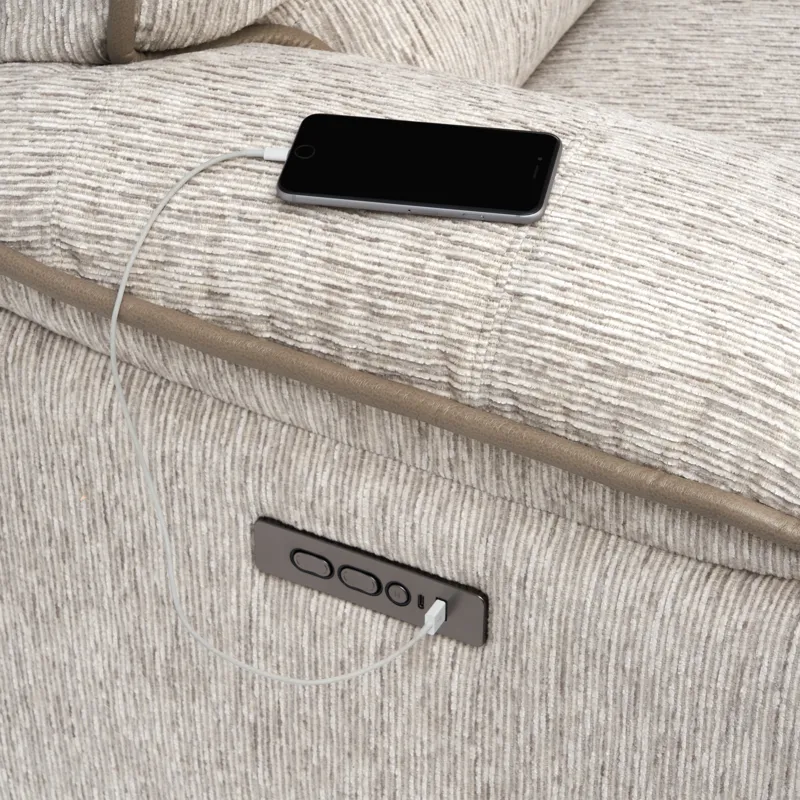Olsen Dove Power Reclining Sofa Sectional