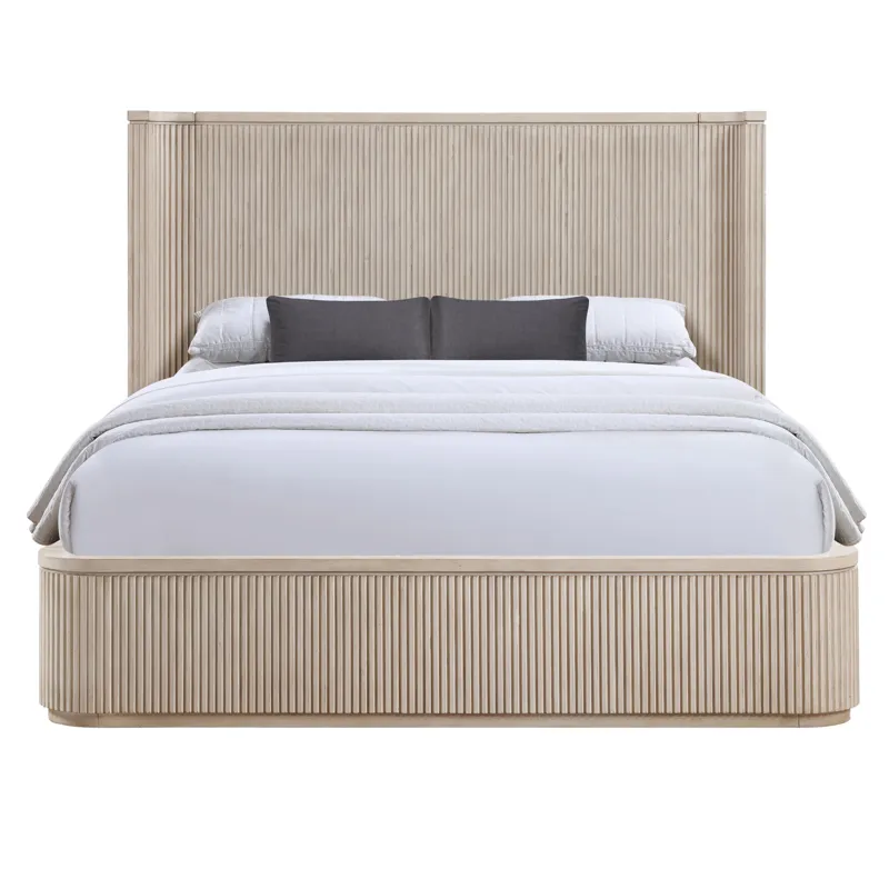Henry Bed, Tan Finish - King