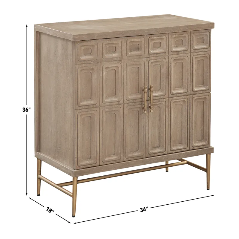 Arun 2-Door Accent Cabinet