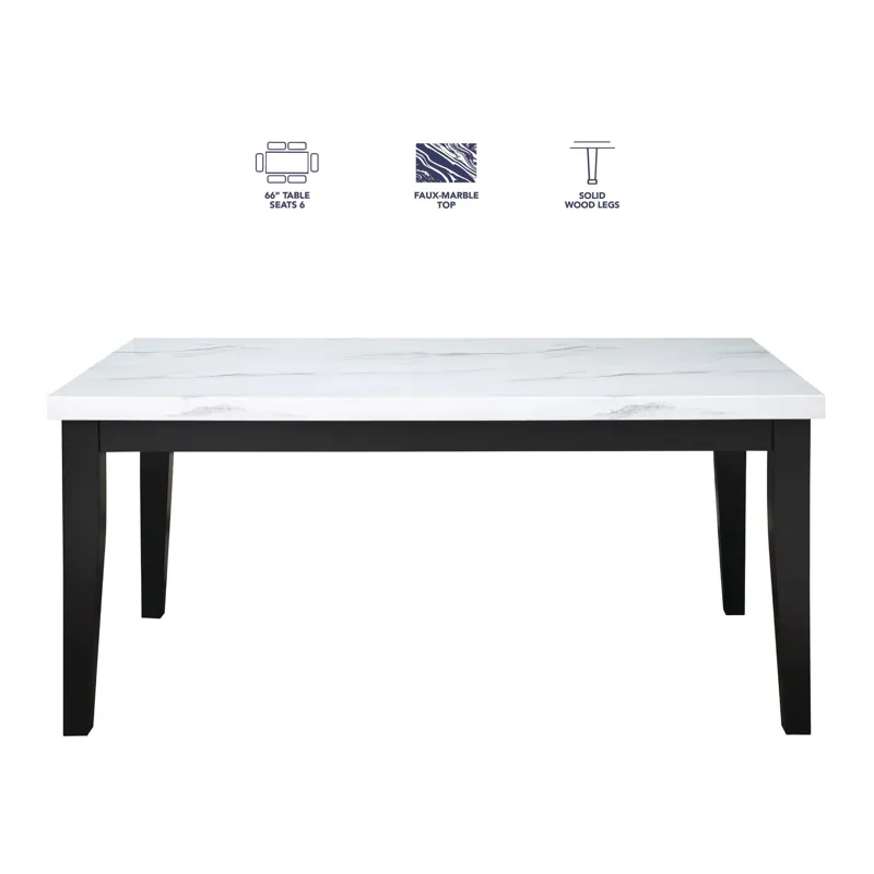 Sterling 7pk Dining Table Set With Napol