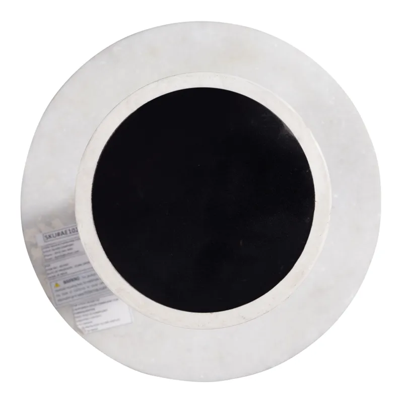 Joni Talita White Marble End Table