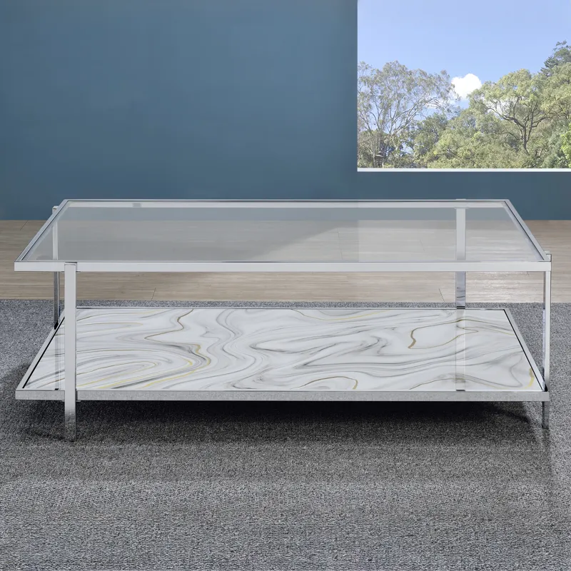 Mika Faux-Stone Coffee Table