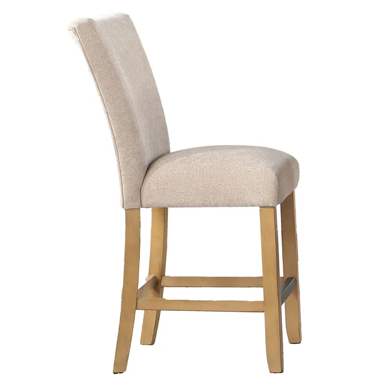 Artemis Beige Chenille Counter Chair