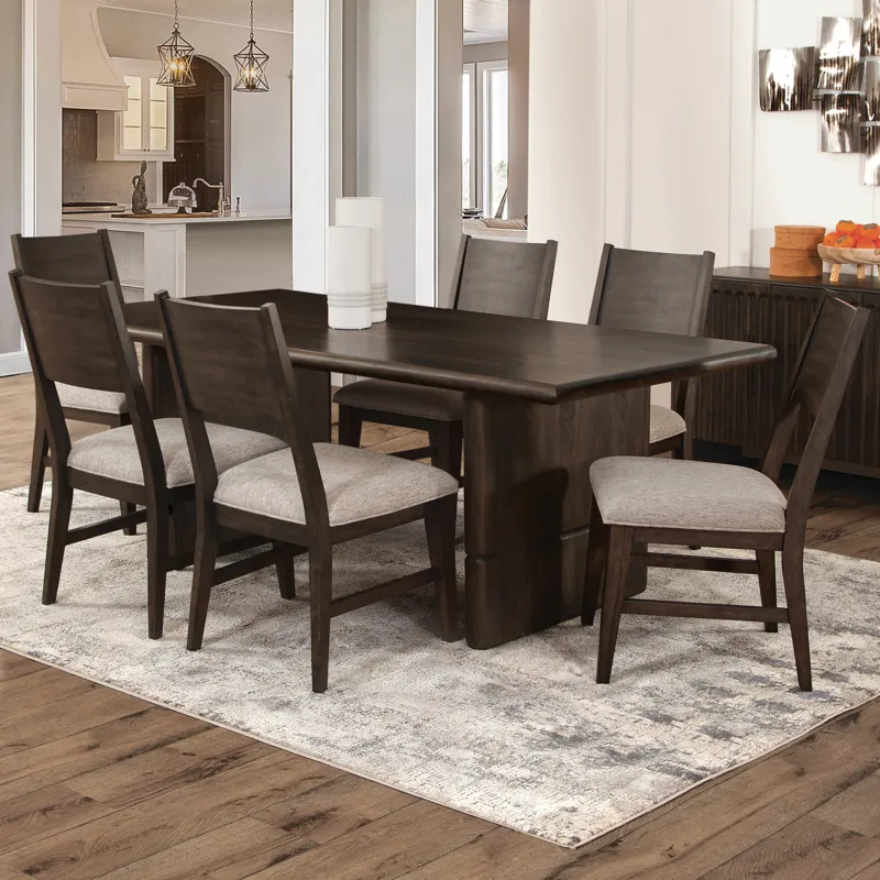 Norvell 7pcs Dining Set(T And 6s)