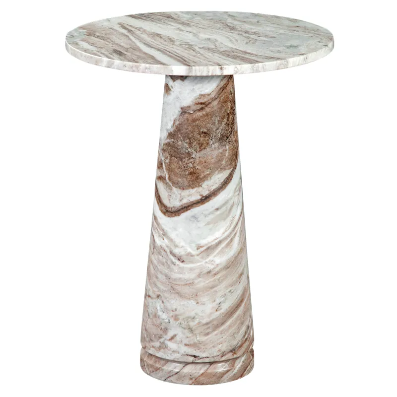 Joni Toronto Brown Marble End Table