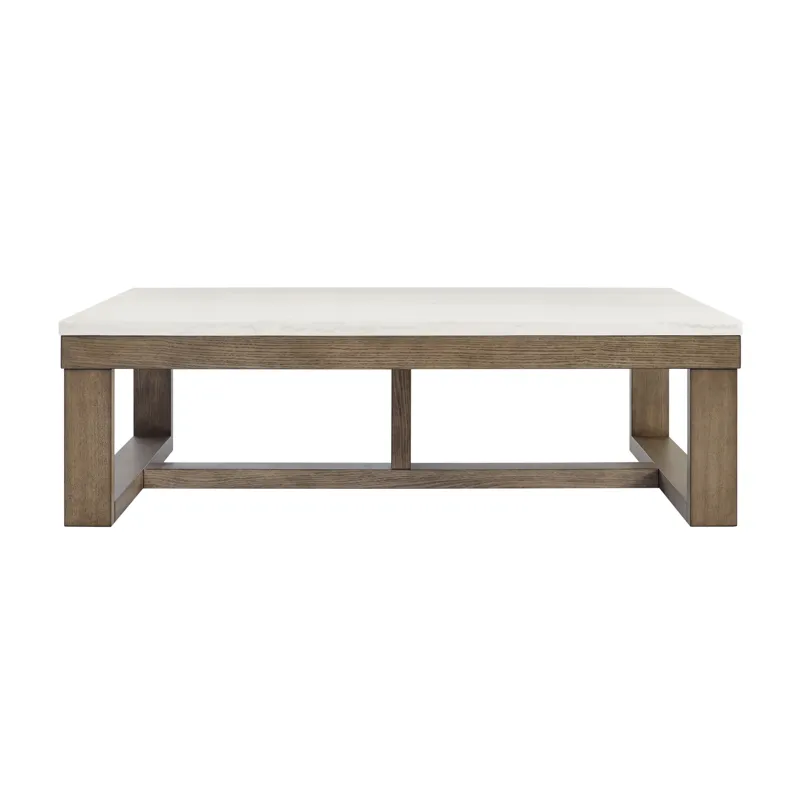 Calla White Marble Cocktail Table