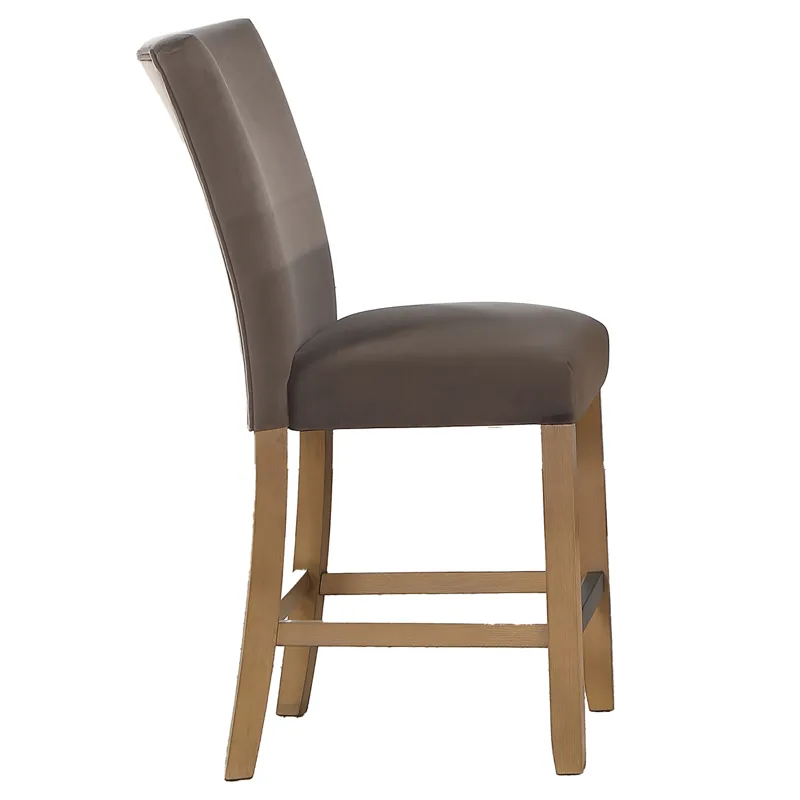 Artemis Brown Velvet Counter Chair