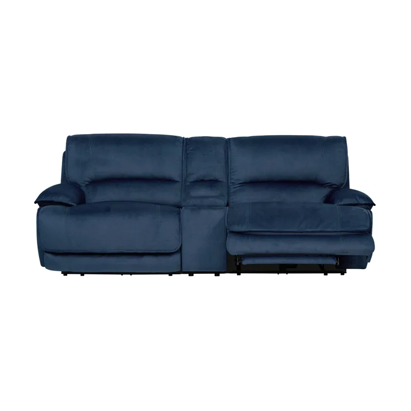 Olsen Indigo Power Reclining Loveseat Sectional