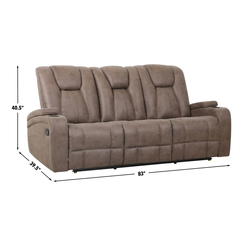 Marlow Sand 3pc Manual Reclining Set