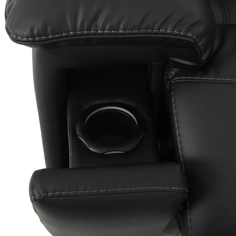 Zenith Black Power Sofa