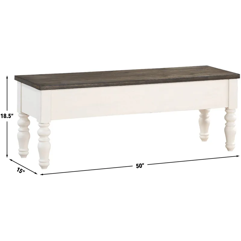 Joanna Two Tone 6-Piece Dining Set