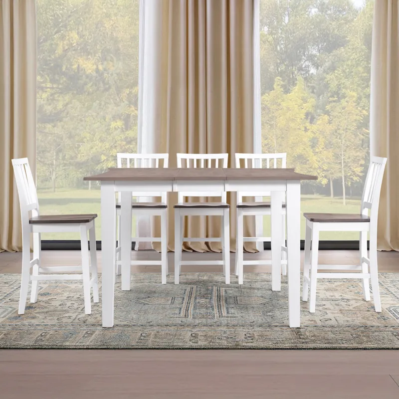 Joplin 7pc Counter Set, White