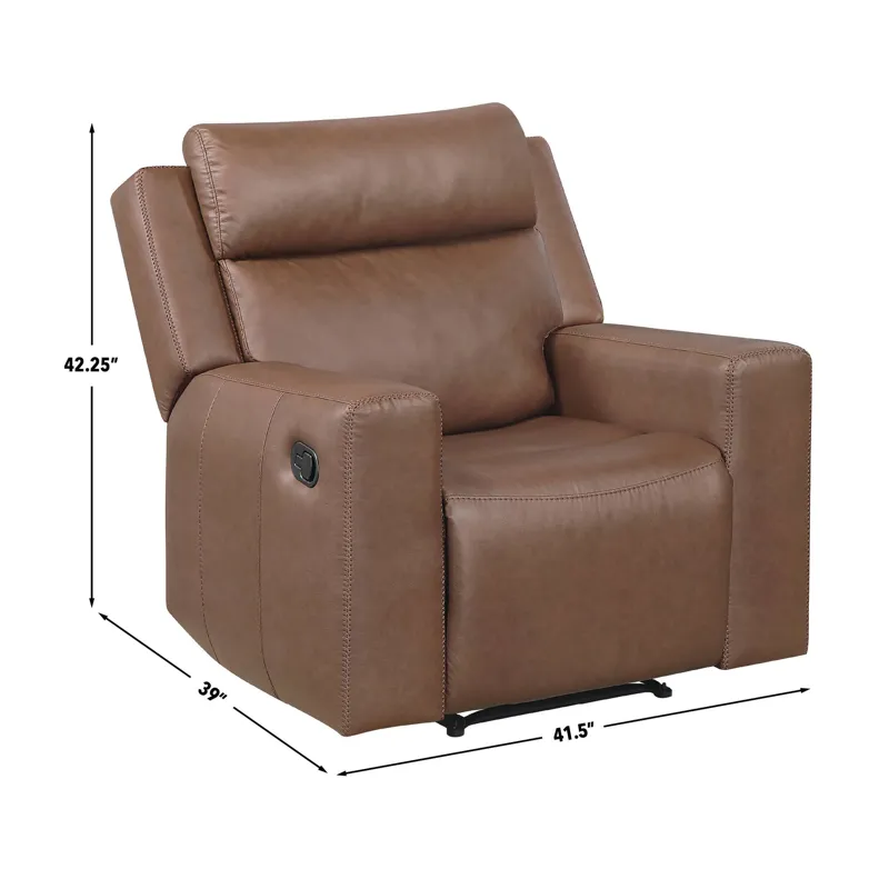 Barron Brown Manual Recliner Chair