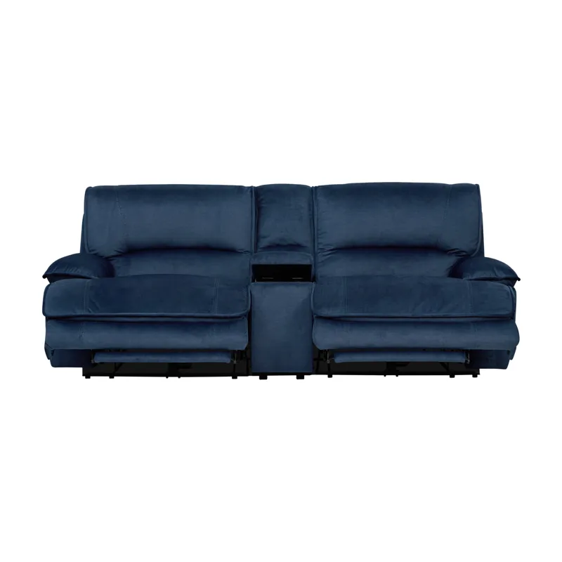 Olsen Indigo Power Reclining Loveseat Sectional